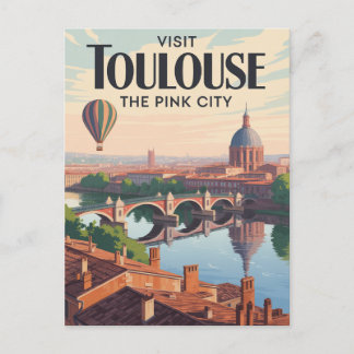 Cartão Postal Toulouse França