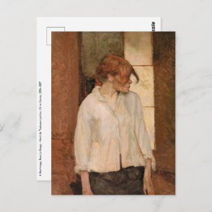 Cartão Postal Toulouse-Lautrec - A Montrouge, Rosa La Rouge