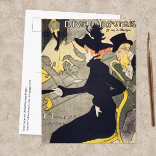 Cartão Postal Toulouse-Lautrec - Divã Japonês