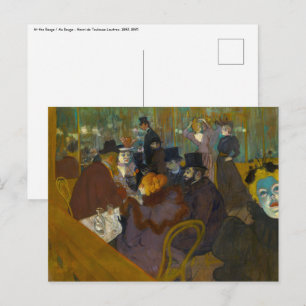 Cartão Postal Toulouse-Lautrec - No Rouge