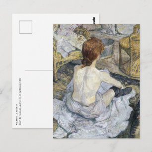 Cartão Postal Toulouse-Lautrec - Rousse / La Toilette