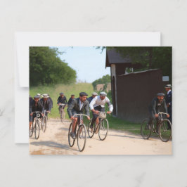 Cartão Postal Tour de France 1903 Primeira Corrida Cor Redux