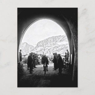 Cartão Postal Tour de France 1928 Palco 14 Tunnel de Galibier