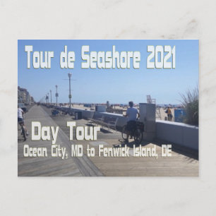 Cartão Postal Tour de Seashore 2021 - Day Tour (DT) Ocean City,