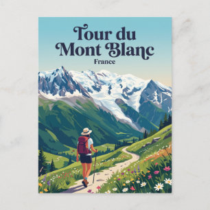 Cartão Postal Tour du Mont Blanc França