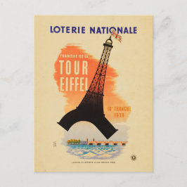 Cartão Postal Tour Eiffel loterie nationale