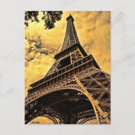 Cartão Postal Tour Eiffel Paris França