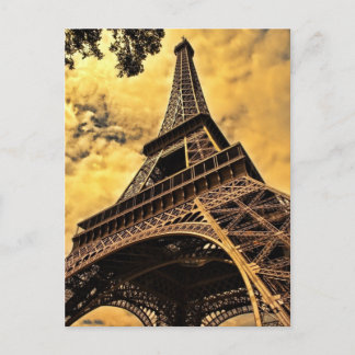 Cartão Postal Tour Eiffel Paris França