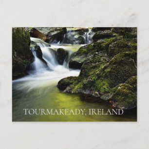 Cartão Postal Tourmakeady Ireland Waterfall