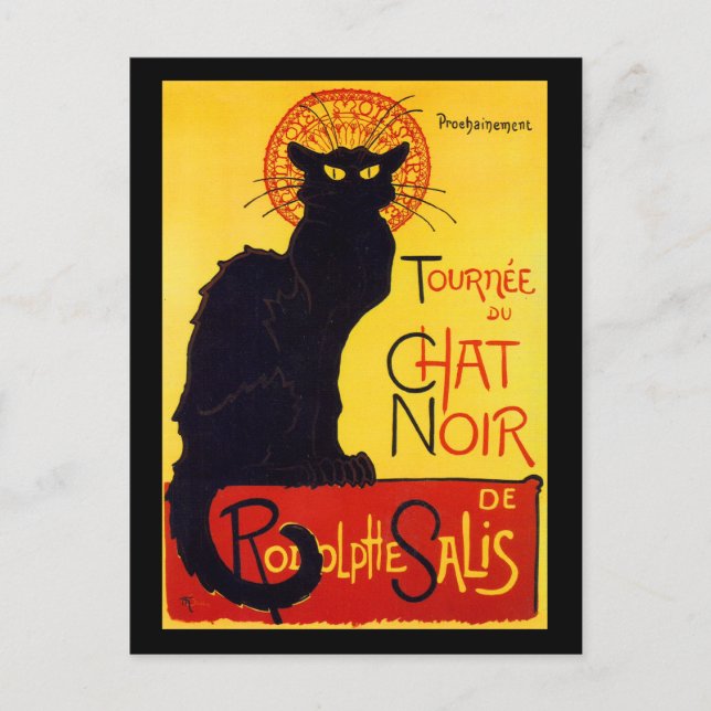 Cartão Postal Tournée du Chat Noir, c.1896 (Frente)