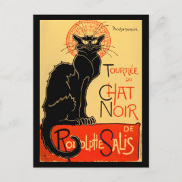 Cartão Postal Tournée du Chat Noir de Rodolphe Salis na fronteir