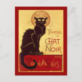 Cartão Postal Tournée du Chat Noir, Théophile Steinlen