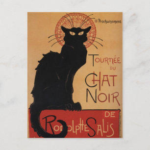 Cartão Postal Tournée du Chat Noir, Théophile Steinlen