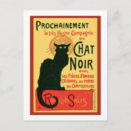 Cartão Postal Tournée du Chat Noir, Theophile Steinlen