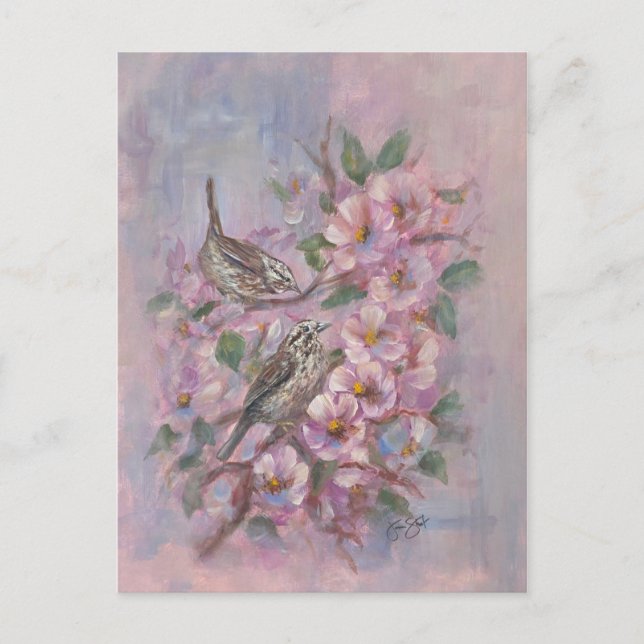 Cartão Postal Toutinegra-americana (Frente)