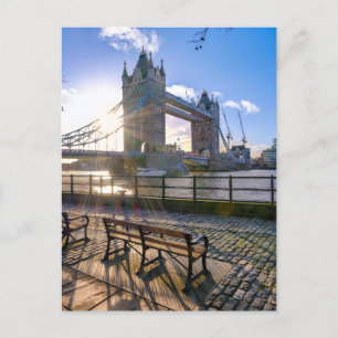 Cartão Postal Tower Bridge em Dawn, Londres - Cartão-postal brit