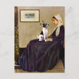 Cartão Postal Toy Fox Terrier - Mãe de Whistler