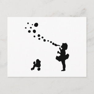 Cartão Postal Toy Poodle