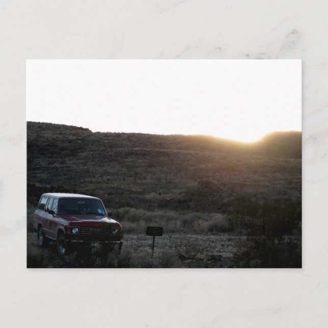 Cartão postal Toyota Land Cruiser (Frente)