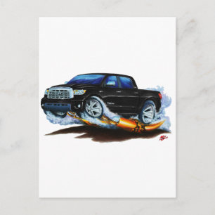 Cartão Postal Toyota Tundra Crewmax Black Truck