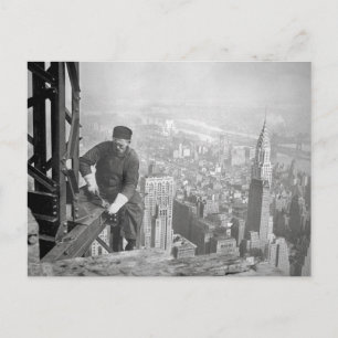 Cartão Postal Trabalhador de Aço do Empire State, 1936