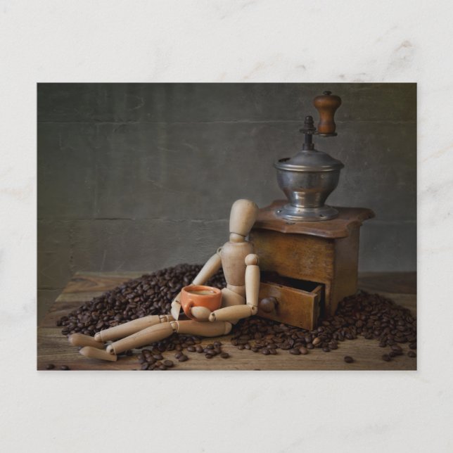 Cartão Postal Trabalhador de café (Frente)