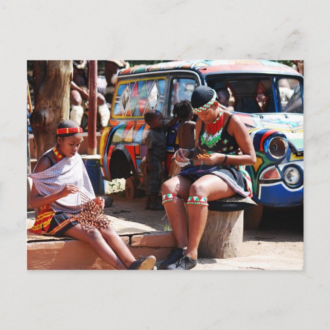 Cartão Postal Trabalhadores Da Bead (Frente)