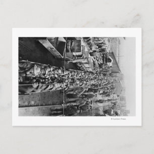 Cartão Postal Trabalhadores da Chance carregando o Coeur d'Alene