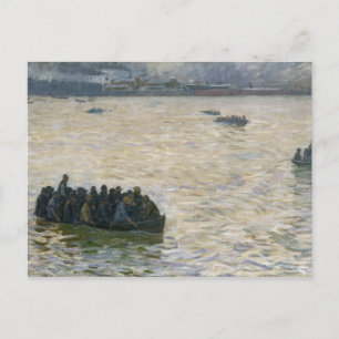 Cartão Postal Trabalhadores do estaleiro que regressam a casa no