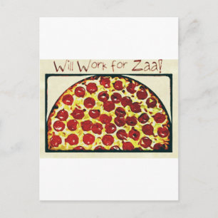 Cartão Postal Trabalhará para Pizza