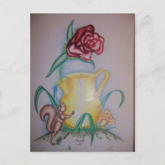 Cartão Postal trabalho de arte 015