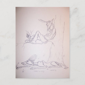 Cartão Postal trabalho de arte 021