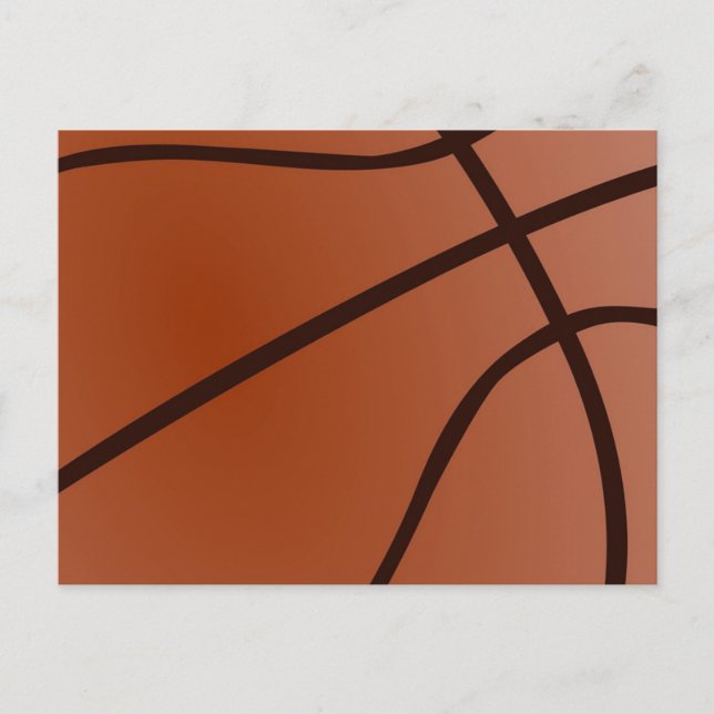 Cartão Postal Trabalho de arte de basquetebol (Frente)