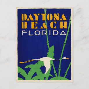 Cartão Postal Trabalho de arte de Daytona Beach Flórida 1919