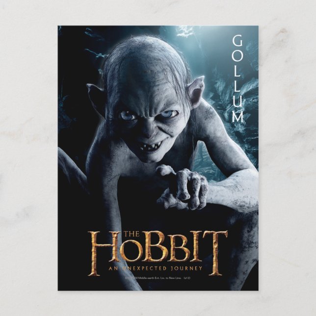 Cartão Postal Trabalho de arte de Edição Limitada: GOLLUM™ (Frente)