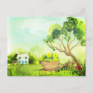 Cartão Postal Trabalho de arte de Paisagem da Natureza