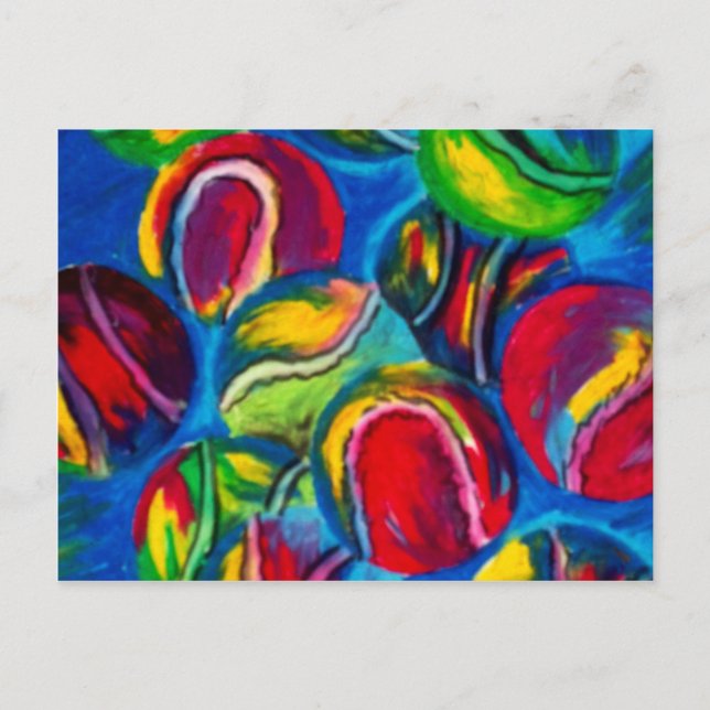 Cartão Postal Trabalho de arte de tênis (Frente)