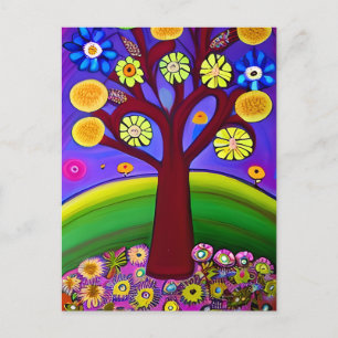 Cartão Postal Trabalho de arte elegante   Manter em contato