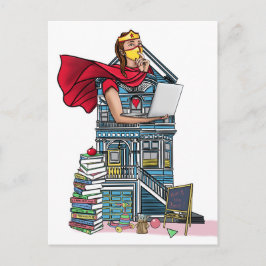 Cartão Postal "Trabalho de casa"