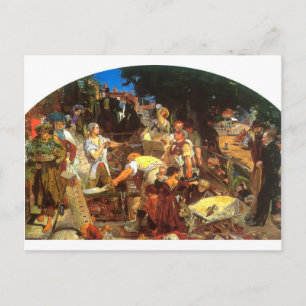 Cartão Postal Trabalho de Ford Madox Brown