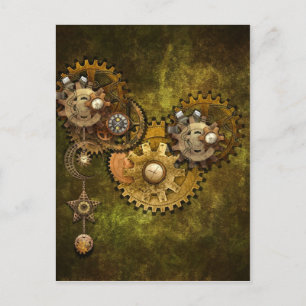 Cartão Postal Trabalho de Relógio