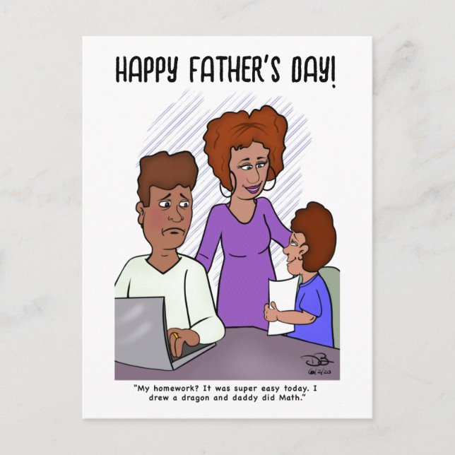 Cartão Postal Trabalho doméstico (Frente)