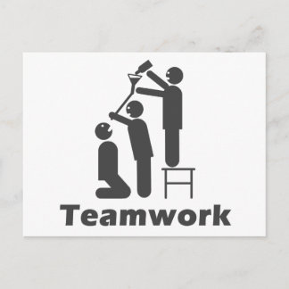 Cartão Postal Trabalho em equipe - Merchandise motivacional
