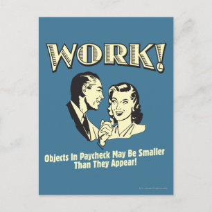 Cartão Postal Trabalho: Menor Do Que Aparecem