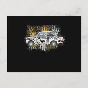 Cartão Postal Trabant Pappe DDR Ossi