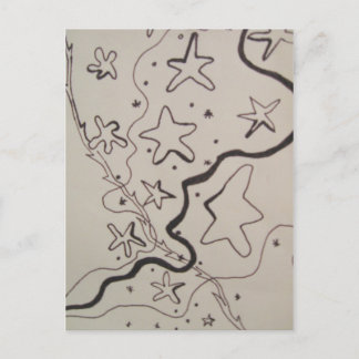 Cartão Postal Traços de estrelas