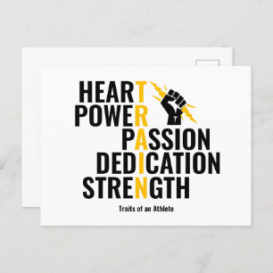 Cartão Postal Traços de um Atleta