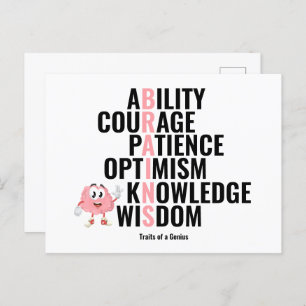 Cartão Postal Traços de um Gênio