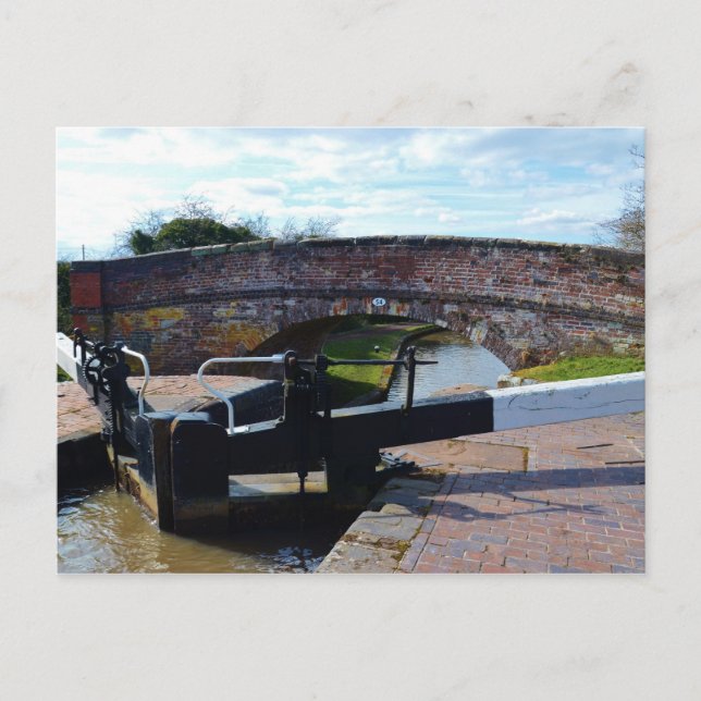 Cartão Postal Tradicional Bloqueio do Canal Britânico (Frente)