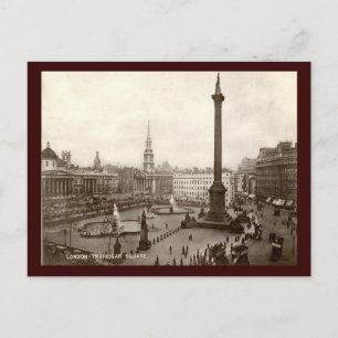 Cartão Postal Traffic Square, London Vintage